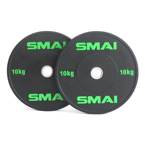 SMAI - HD Bumper Plates Set - 5 Pairs Of 10kg (100kg)