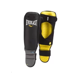 Everlast MMA Premium Leather Gel Shin Guards