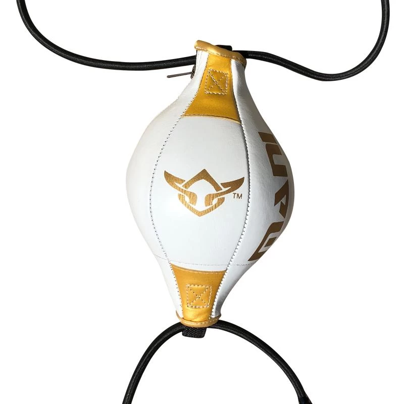 Mani Mini Fast Leather 8" Speed Floor To Ceiling Ball - Gold / White - Image 2