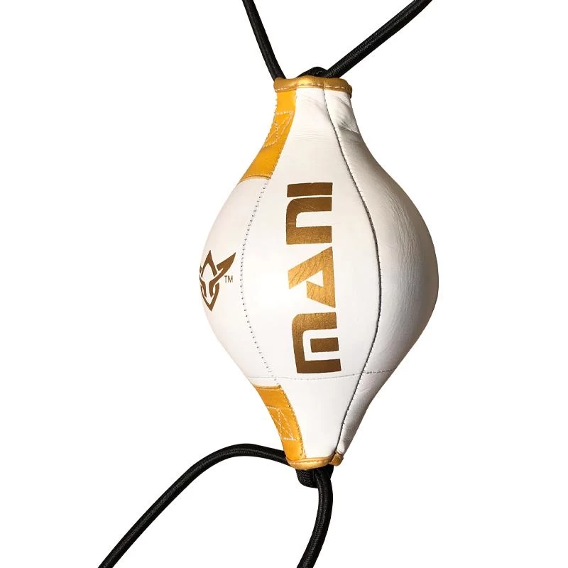 Mani Mini Fast Leather 8" Speed Floor To Ceiling Ball - Gold / White - Image 3