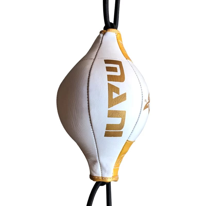 Mani Mini Fast Leather 8" Speed Floor To Ceiling Ball - Gold / White - Image 4