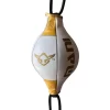 Mani Mini Fast Leather 8" Speed Floor To Ceiling Ball - Gold / White