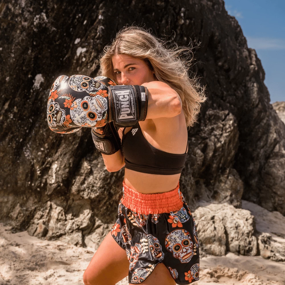 Punch Tropical Skull Island Black Diamond™ Thai Boxing Gloves - Image 6