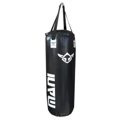 Mani Punching Bag 5ft Heavy Filled Commercial Grade - Black