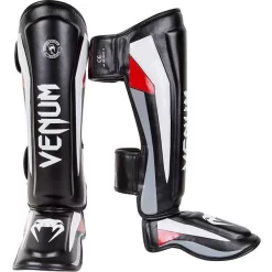 Venum Elite Standup ShinGuards - Black White