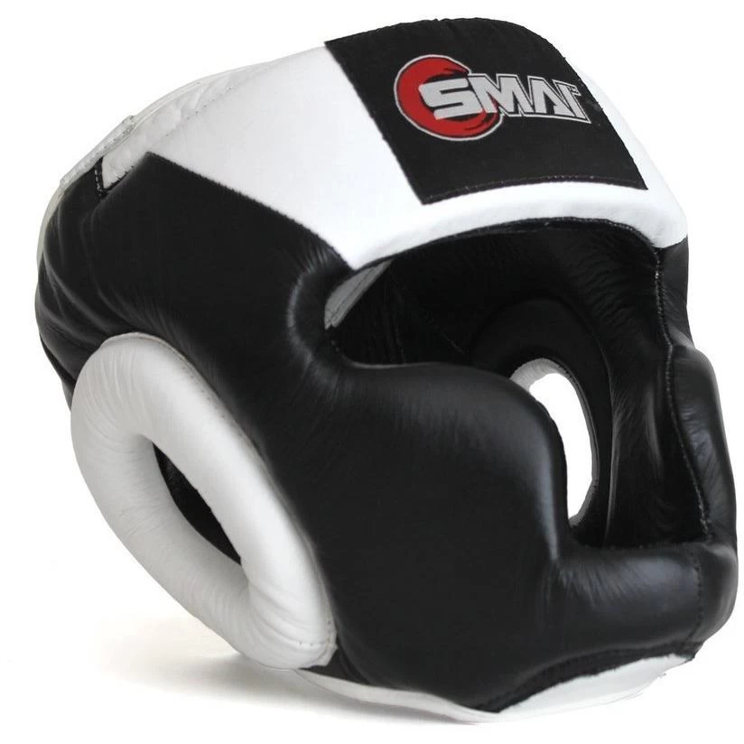 SMAI PRO85 Leather Training Boxing Head Guard Gear