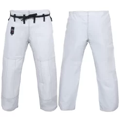 Morgan Dragon Fight Wear Competition BJJ Pants (White) IBJJF APPROVED