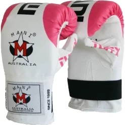 Mani TUFFX Pre-Curved Bag Mitts Boxing / MMA Training Gloves PINK