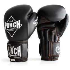 PUNCH Black Diamond Muay Thai Leather Boxing Gloves