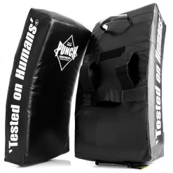 PUNCH Black Diamond Adult Kick Shield Pad 2x Air Expansion Ports Kickboxing Thai