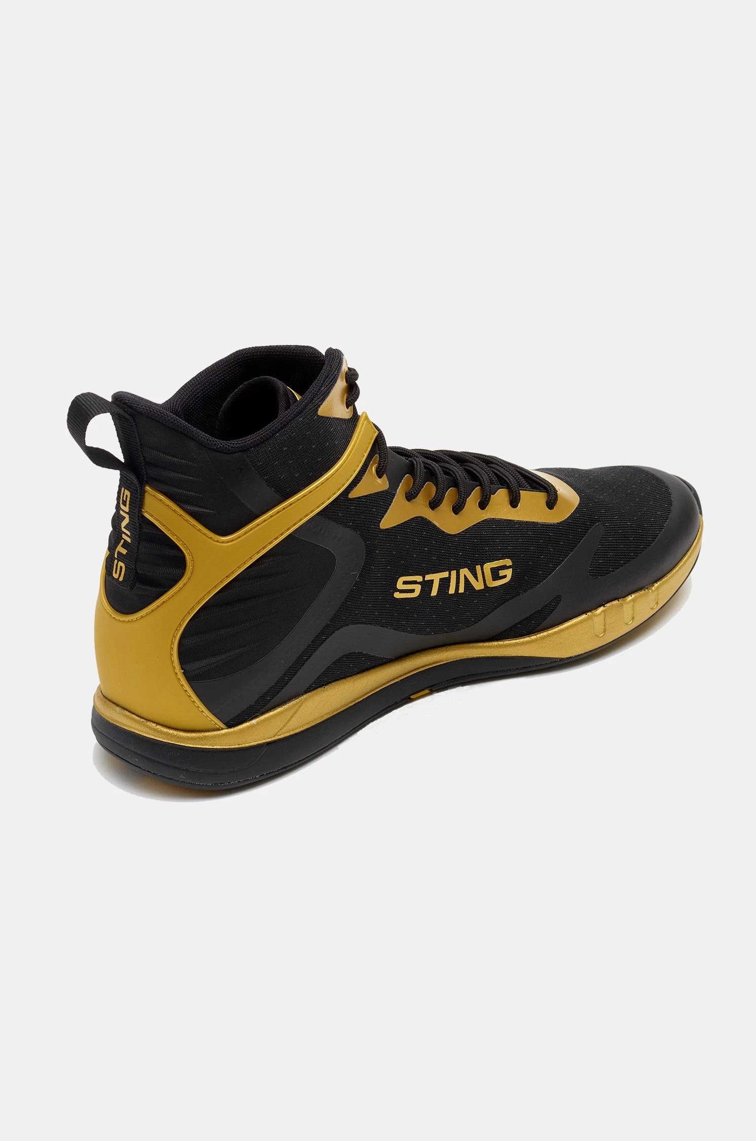 Sting Viper 2.0 Lightweight Premium Boxing Shoes - Black / Gold - Image 2