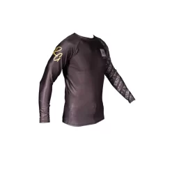 Braus Roger Gracie Rash Guard Long Sleeve - Black