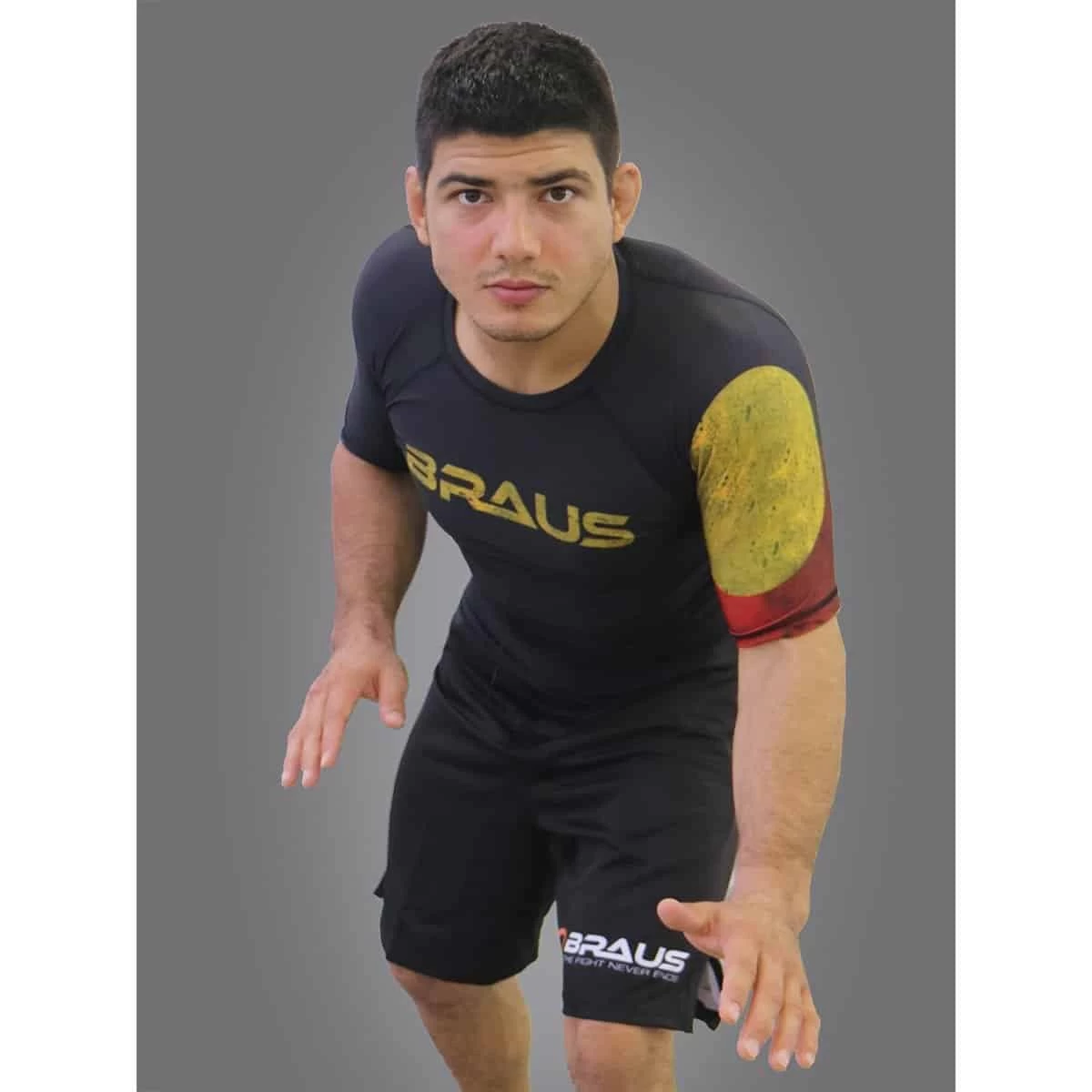 Braus Rash Guard Short Sleeve - Flags - Image 6