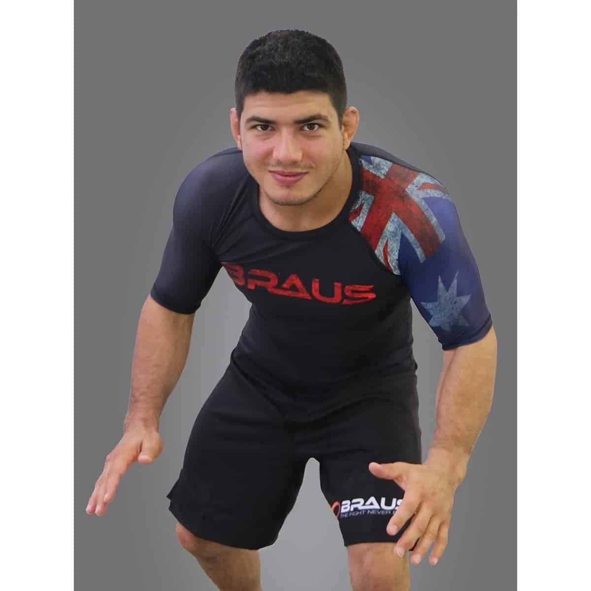 Braus Rash Guard Short Sleeve - Flags - Image 7