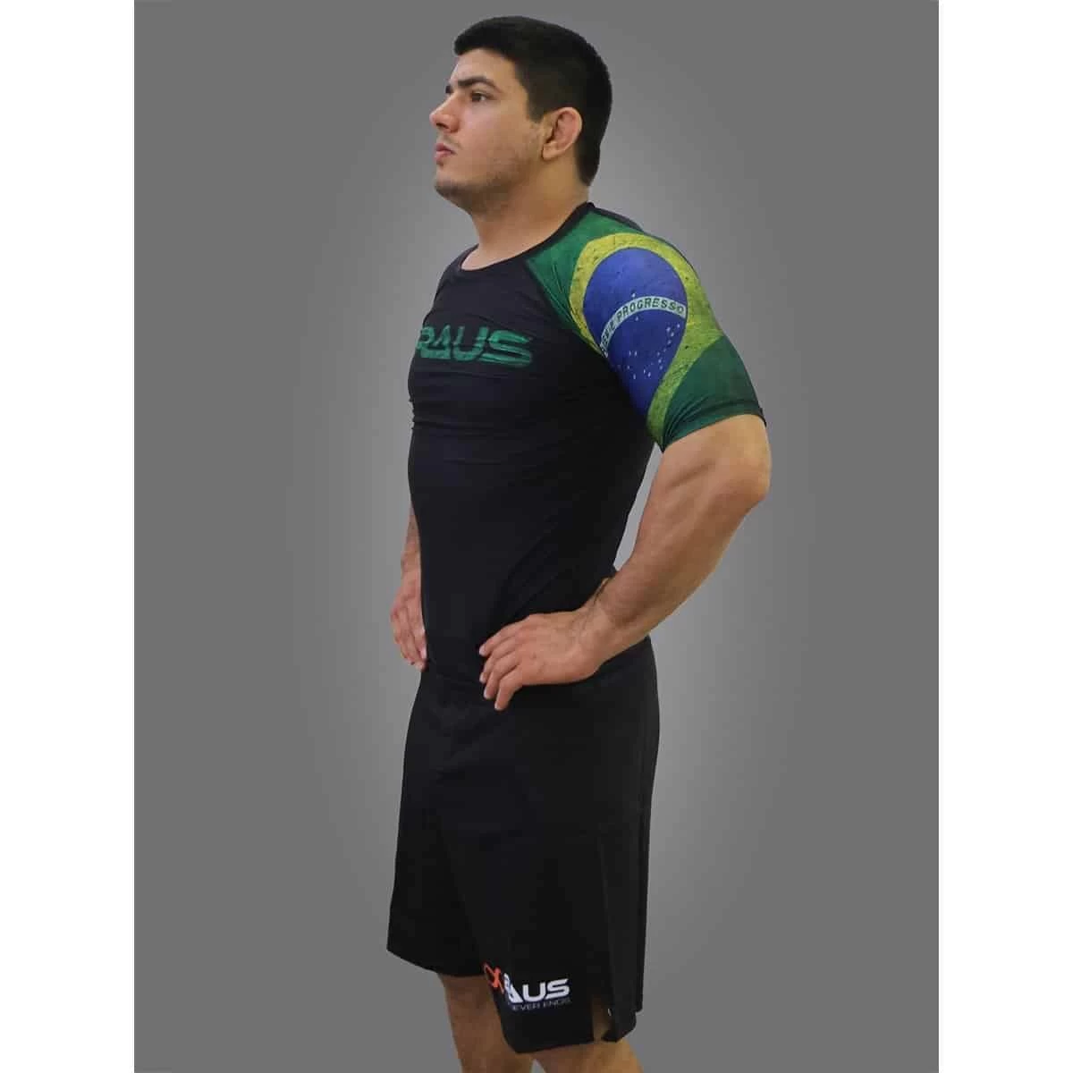Braus Rash Guard Short Sleeve - Flags - Image 3