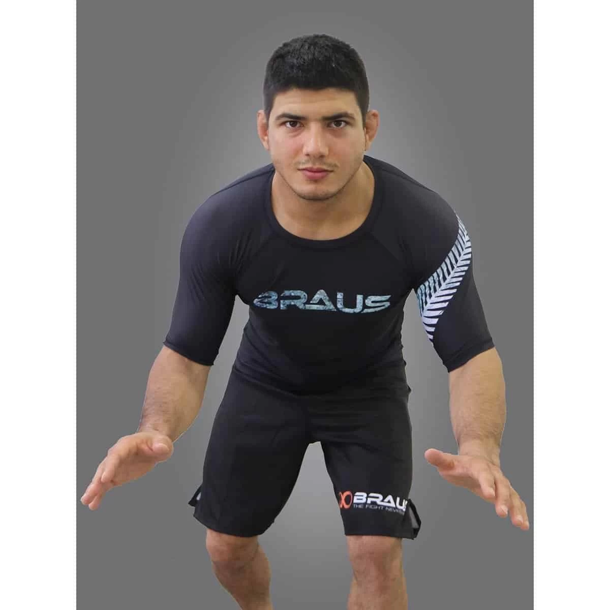 Braus Rash Guard Short Sleeve - Flags - Image 5