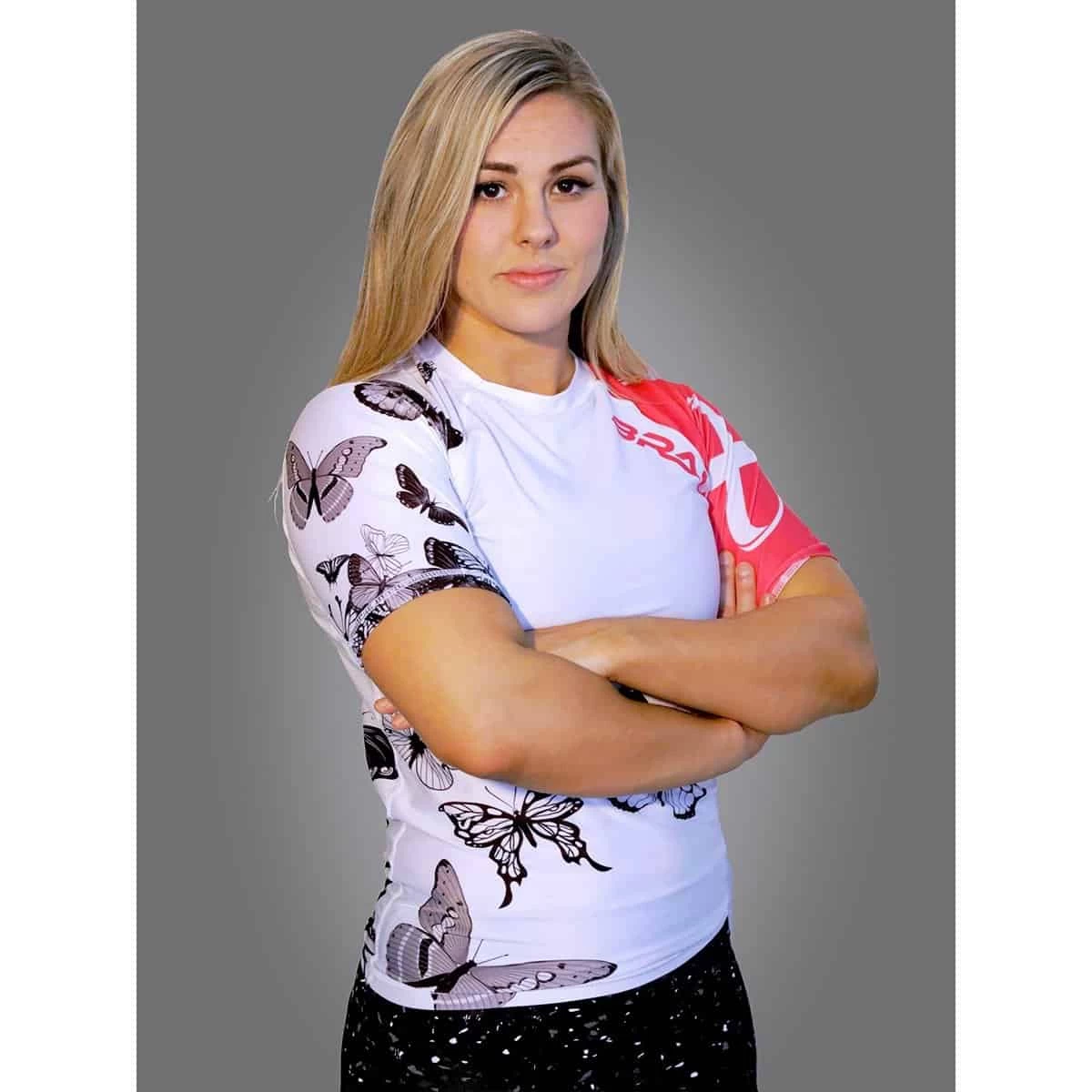 Braus Butterfly Rash Guard - Short Sleeve