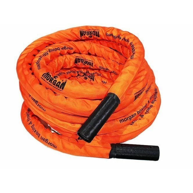Morgan 15m X 50mm Indoor / Outdoor Strength Battle Rope - Orange