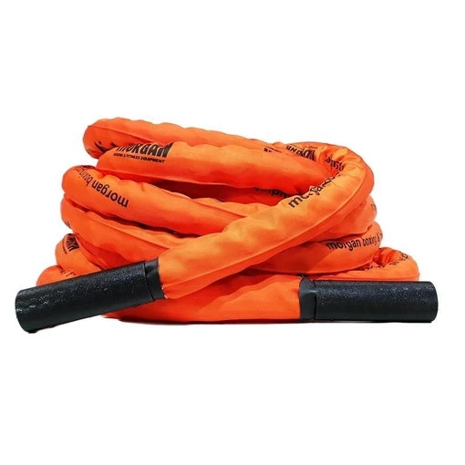 Morgan 15m X 50mm Indoor / Outdoor Strength Battle Rope - Orange - Image 2