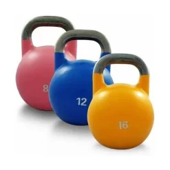 Morgan Comp Steel Kettlebell 3 Pack 8kg 12kg 16kg Gym Equipment CF-25-3PCS PACK