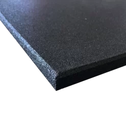 Morgan Commercial Grade Compressed Rubber Floor Tiles (1m X 1m X 15mm) - Black