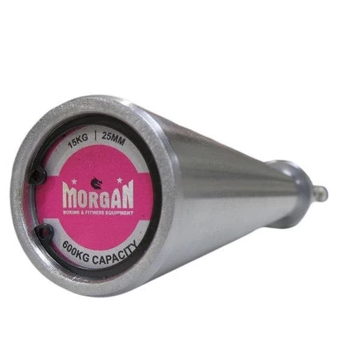 Morgan 15kg Ladies Cross Functional Fitness Olympic Barbell - 600kg Max Capacity - Image 2