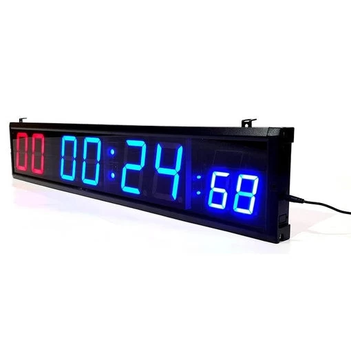 Morgan 8-Digit Led Cross Functional Fitness Commercial Grade Clock Timer W/ Remote - Image 4