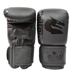 Morgan B2 Bomber Leather Boxing Bag Mitts - Black