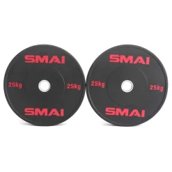 SMAI - HD Bumper Plates Set - 5 Pairs Of 25kg (250kg)