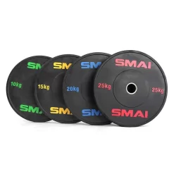 SMAI - HD Bumper Plates Set - 140kg Mixed