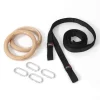 SMAI - Wooden Gym Rings - Easy Straps