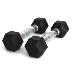 SMAI - Rubber Hex Dumbbells 1kg - 20kg (Pair)