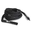SMAI Climbing Rope 7M Black W/ Hook And Eyelet