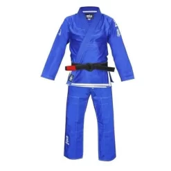 FUJI Sekai Jiu-Jitsu Gi Blue Light Rip Stop Cotton IBJJF Approved