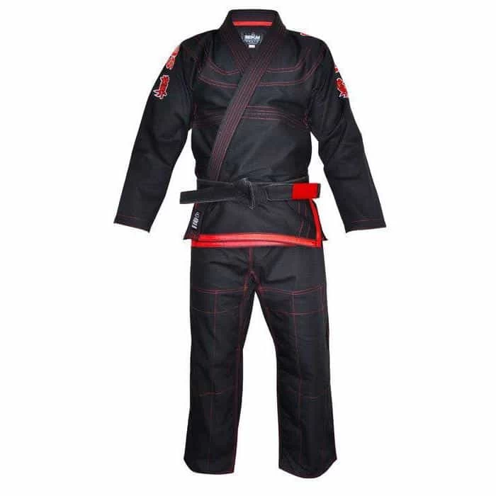 FUJI Sekai Jiu-Jitsu Gi Black Light Rip Stop Cotton IBJJF Approved