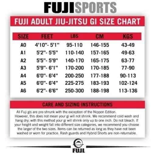 FUJI Sekai Jiu-Jitsu Gi Black Light Rip Stop Cotton IBJJF Approved - Image 9