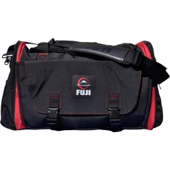 FUJI High Capacity Duffle Bag - Black/Red MMA Boxing Muay Thai Gym Gear FDBBLKR