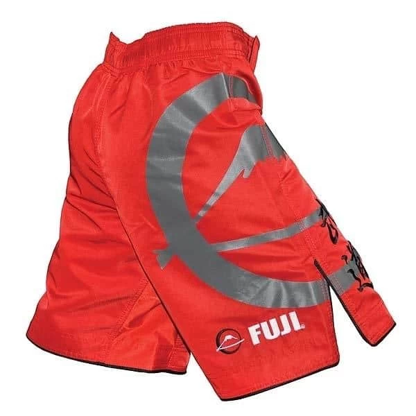 FUJI Kassen Fight Shorts Red Boxing MMA BJJ Thai Performance Fightwear Clothing