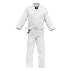 FUJI Kids Single Weave Judo Gi White Tough Durable Jacket & Pants