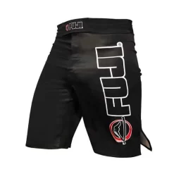 FUJI Kids Obsidian IBJJF Approved Competition Fight Shorts Durable MMA BJJ Thai