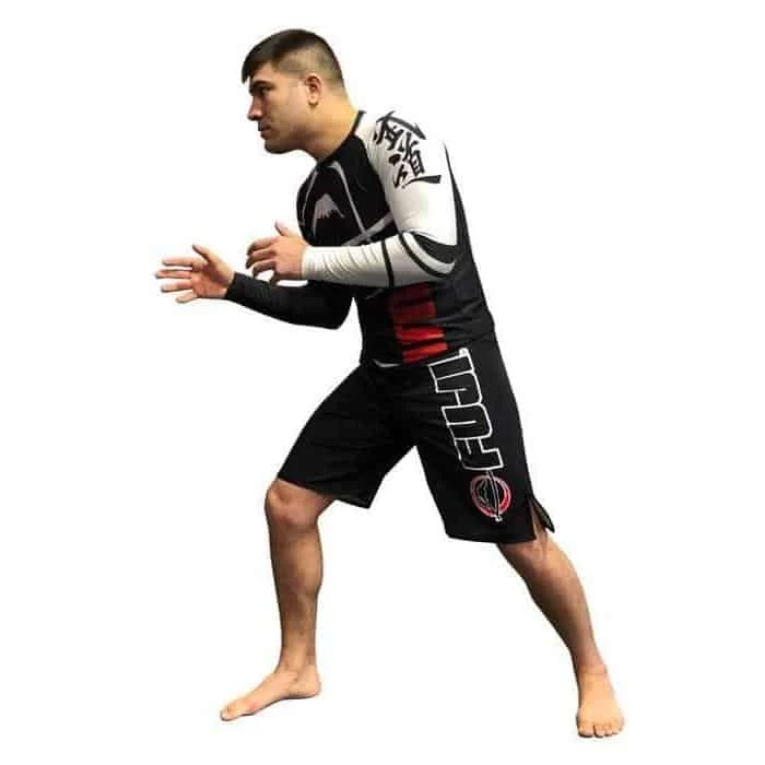 FUJI Obsidian IBJJF Approved Competition Fight Shorts MMA BJJ Thai Performance - Image 2