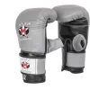 Mani Weighted Gel Pre-Curved Bag Mitts Boxing / MMA Training Gloves GREY