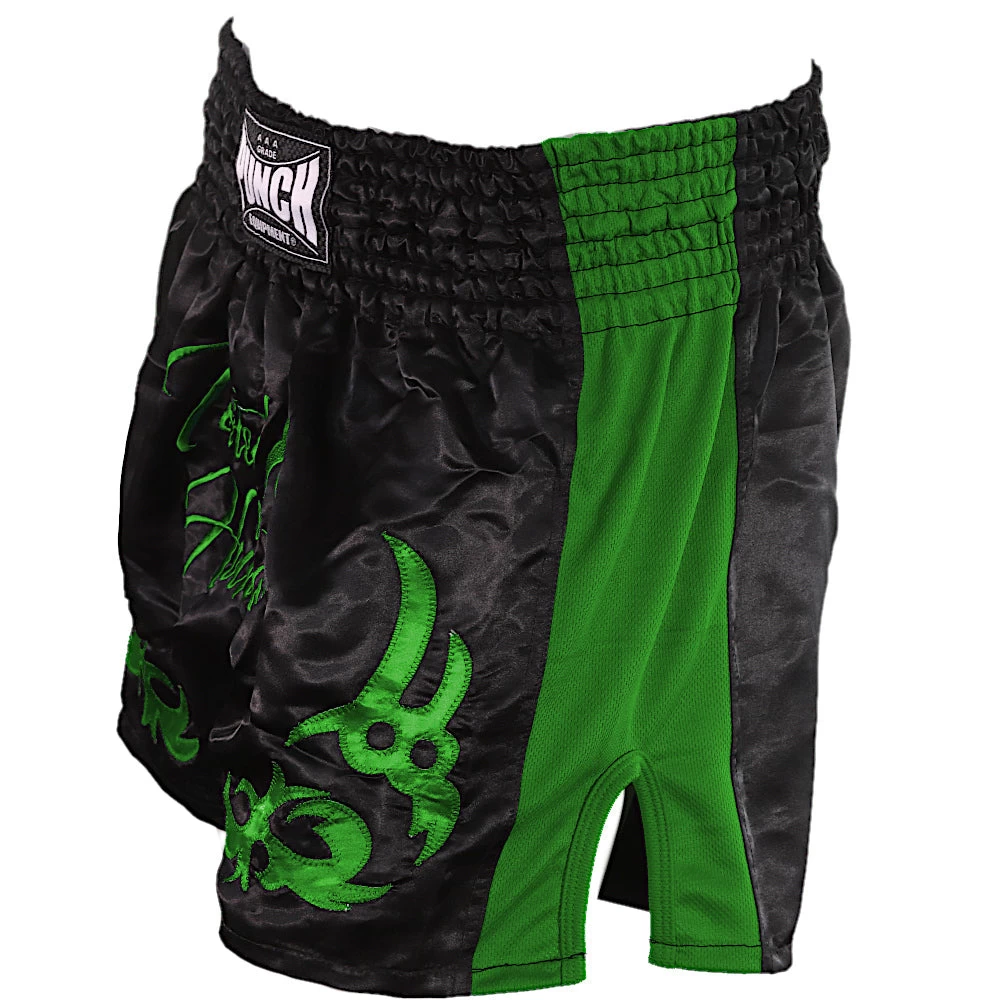 Punch Tested On Humans Muay Thai Shorts Blue/Green/Red/Black High Quality - Image 8