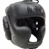 Morgan B2 Bomber Leather Head Guard - Black
