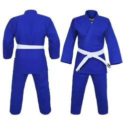 MORGAN Dragon Blue 1.5 (550gsm) Judo Weave Uniform + Belt