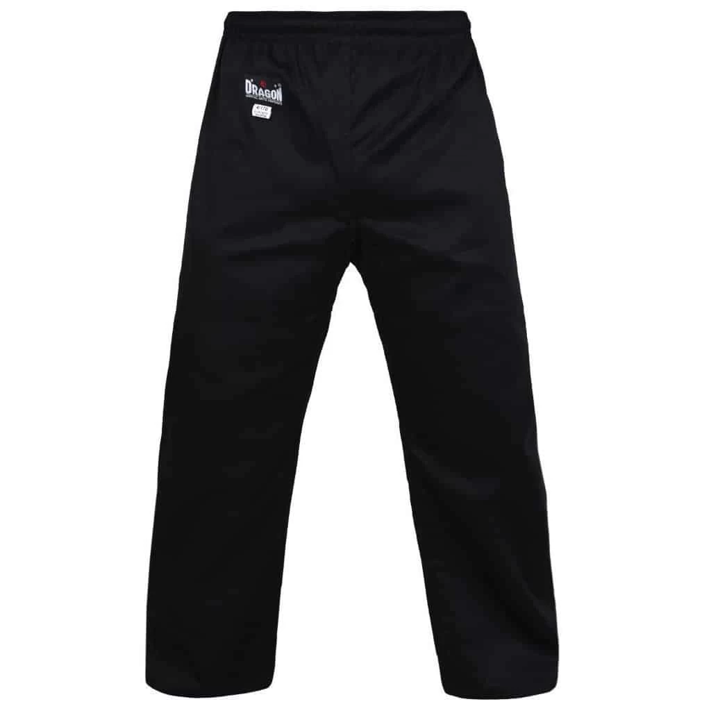 Morgan DRAGON Gi Martial Arts Pants (8oz) Black - Image 2
