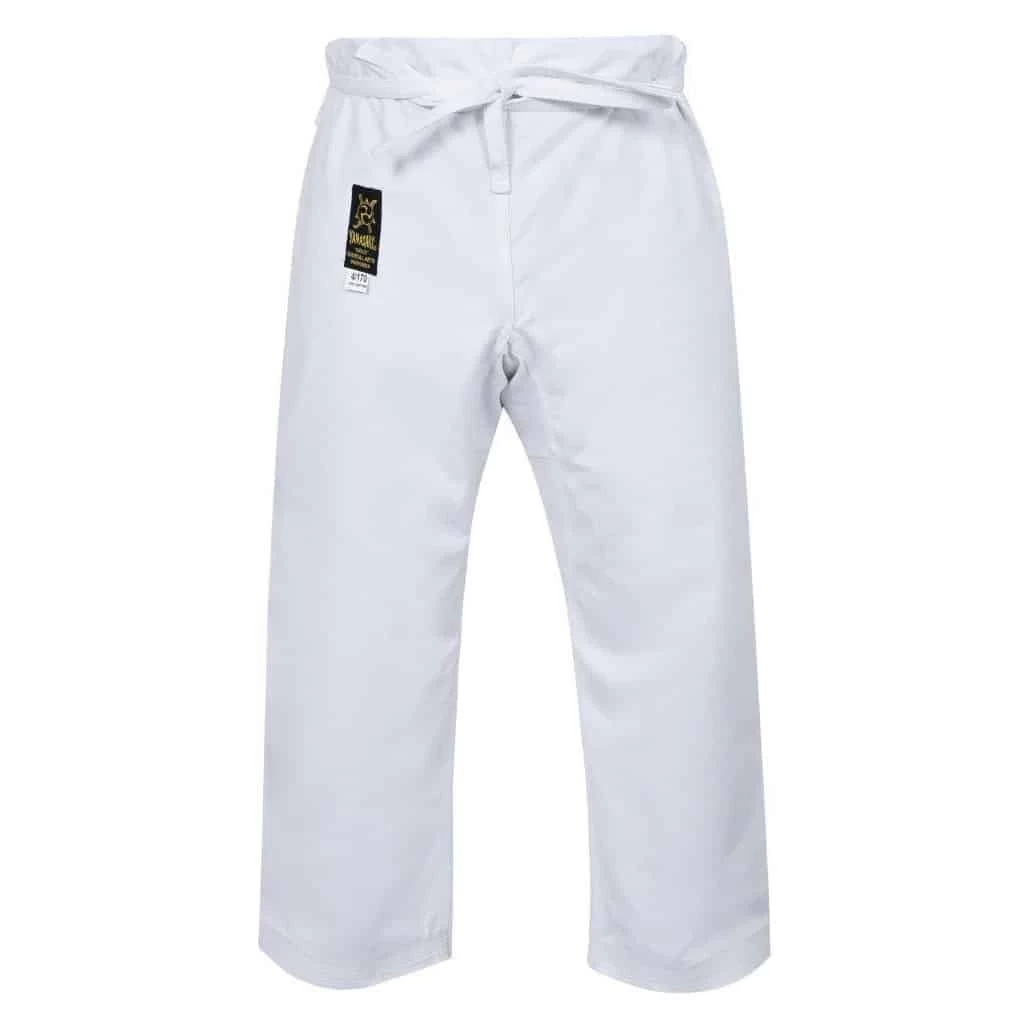 MORGAN Yamasaki Gold Deluxe Brushed Canvas Karate Uniform - 14oz (White) - Image 4
