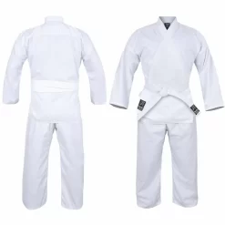 MORGAN Yamasaki Pro White Karate Uniform (10oz) + Belt