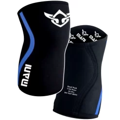 MANI Blue Knee Elbow Weight Lifting Fitness Gym Sleeve Guard Protection MKWS-100
