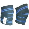 MANI Elastic Knee Wrap Protection Stretchable Material BLUE